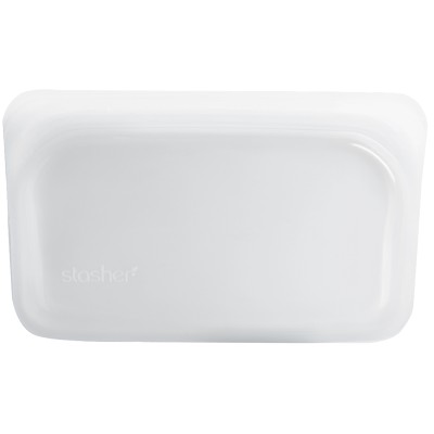 Stasher Reusable Silicone Snack Bag - Clear 